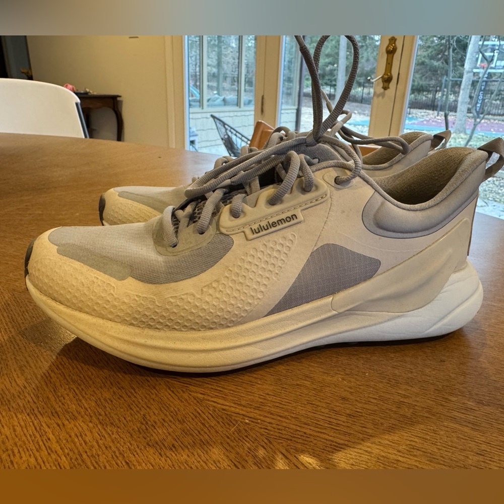 Lululemon Gray and White Sneakers
